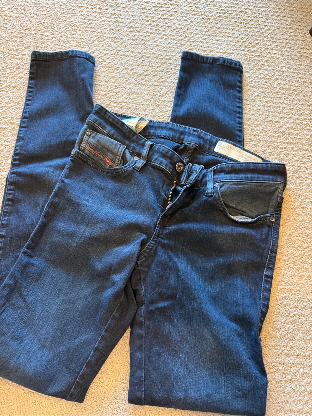 Diesel Women’s Skinny Jeans - Dark Blue Denim